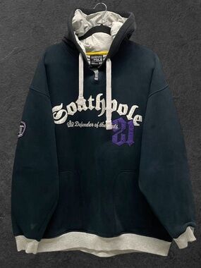 Vintage 1990s-Y2K Southpole Authentic Collection Defender Of The Art Hoodie